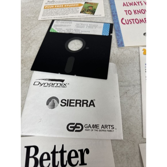 VTG Sierra Network Constant Companion DOS Computer Software 5.25" Floppy Manual - Picture 5 of 10